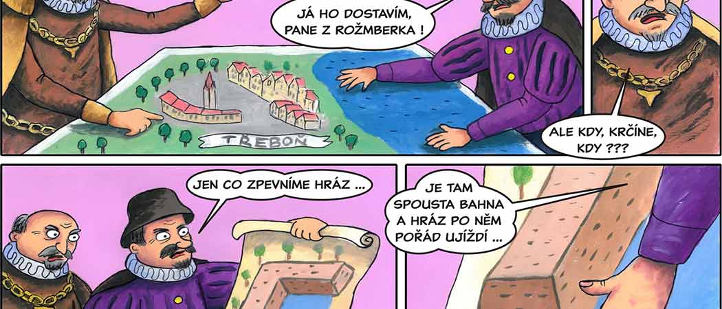 Komiks - O čertově dubu u Třeboně